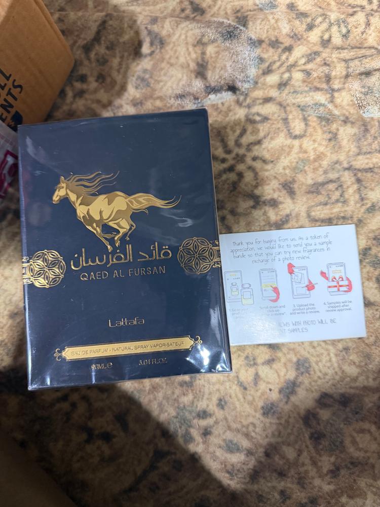 Lattafa Qaeed al Fursan Eau de Parfum - Customer Photo From Arman