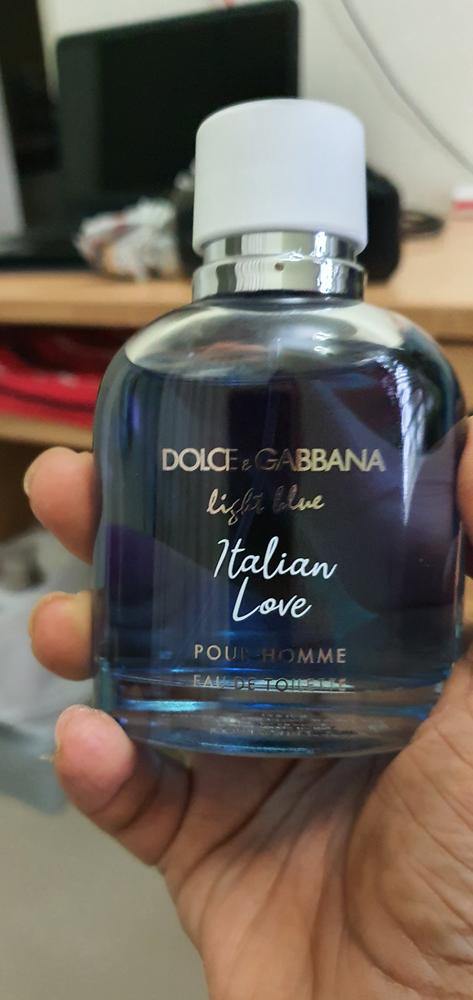 Dolce & Gabbana Light Blue Italian Love Pour Homme Eau de Toilette for Men - Customer Photo From B. Manjunath Prasad