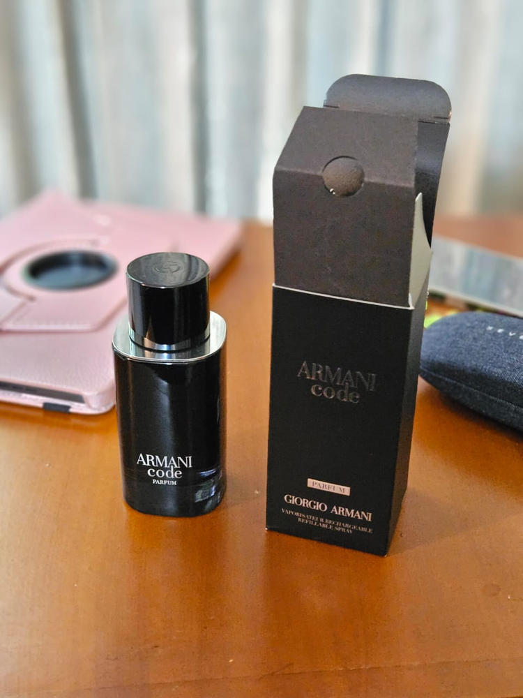 Armani Code Homme Parfum for Men - Customer Photo From Jabelu Firoz