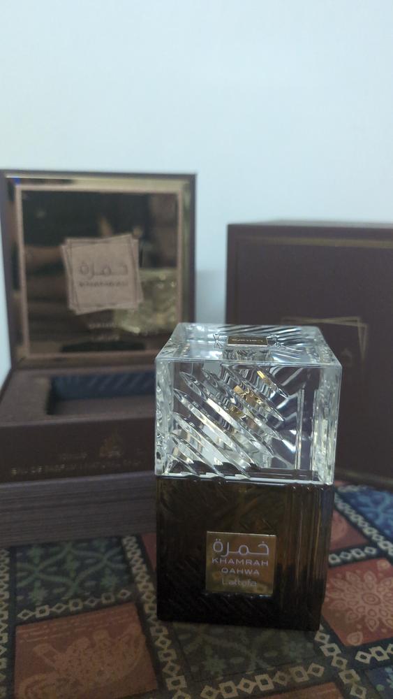 Lattafa Khamrah Qahwa Eau de Parfum - Customer Photo From gursahib bawa