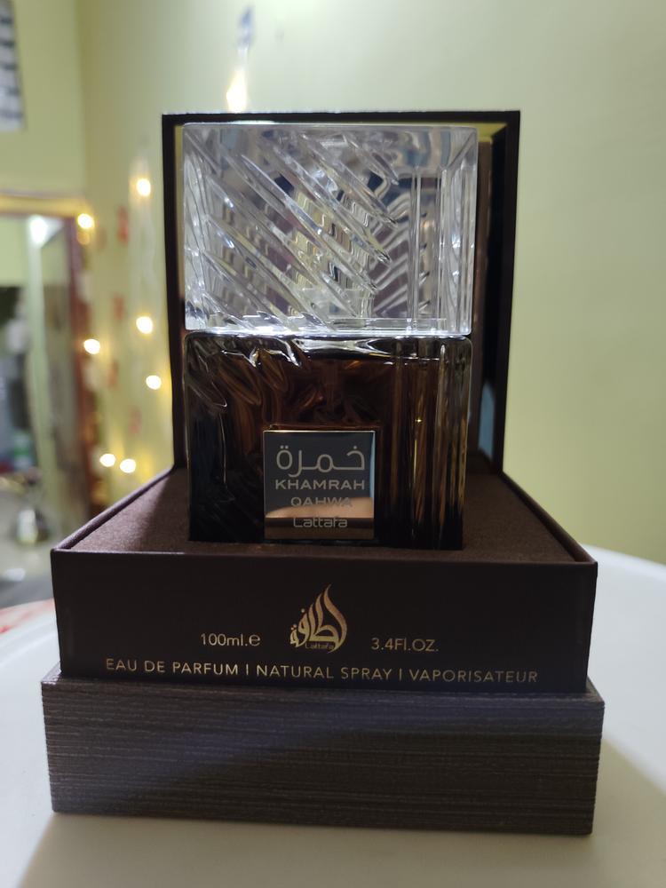 Lattafa Khamrah Qahwa Eau de Parfum - Customer Photo From Kajal Rawte