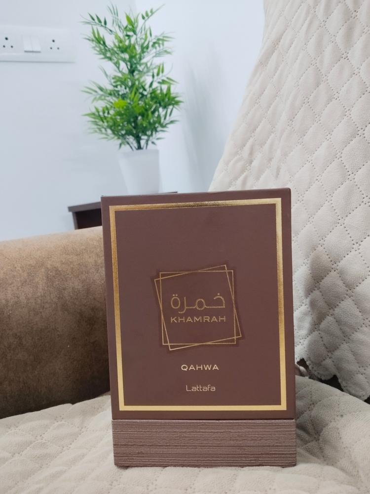Lattafa Khamrah Qahwa Eau de Parfum - Customer Photo From Vaishekh Rajendran