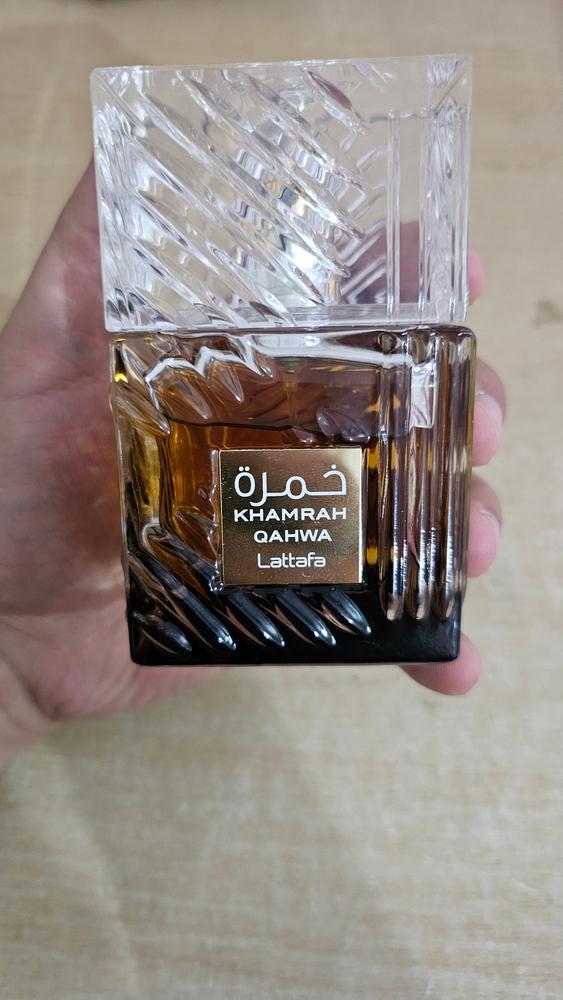 Lattafa Khamrah Qahwa Eau de Parfum - Customer Photo From Varun Attri