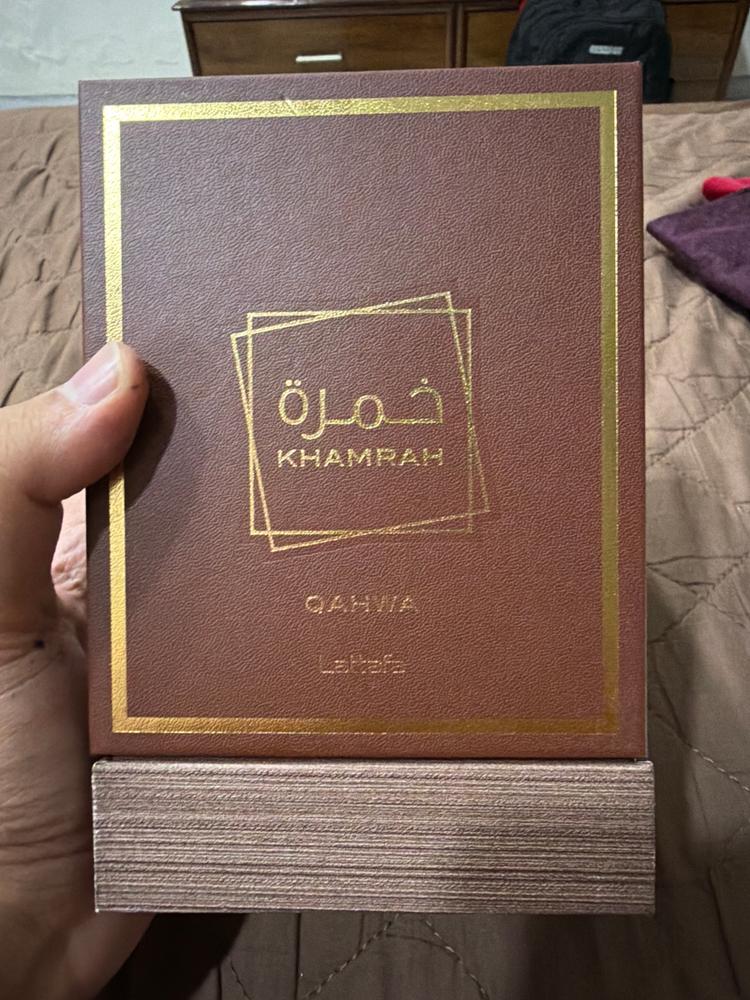 Lattafa Khamrah Qahwa Eau de Parfum - Customer Photo From Rushank Garg