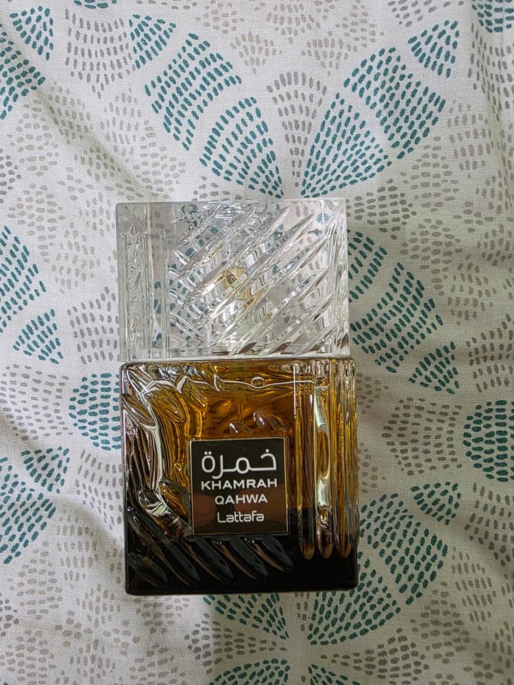 Lattafa Khamrah Qahwa Eau de Parfum - Customer Photo From ASR