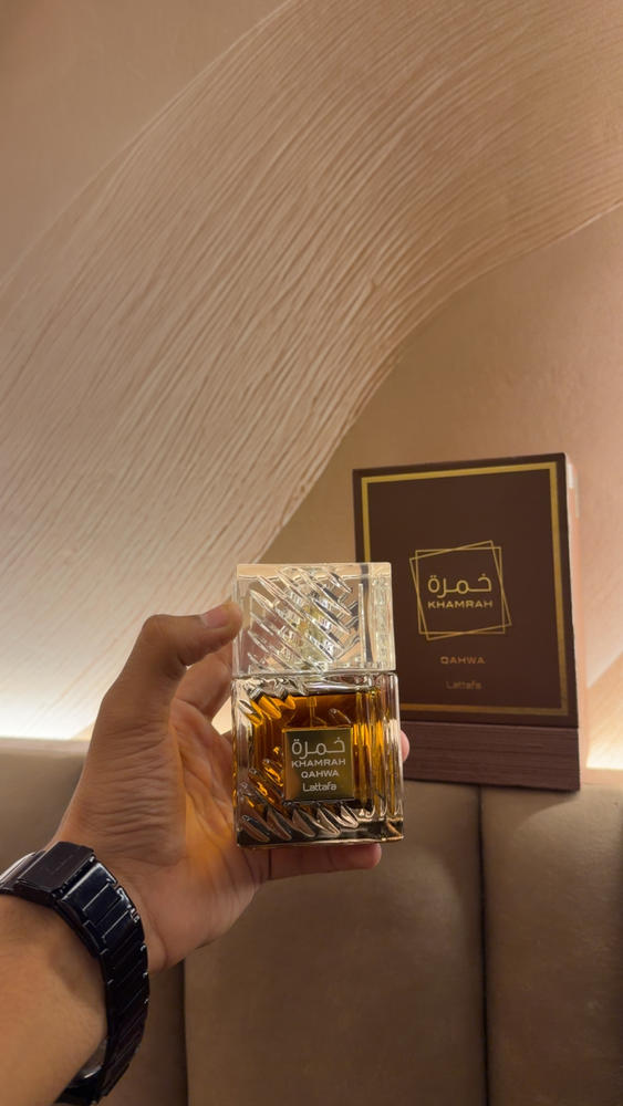Lattafa Khamrah Qahwa Eau de Parfum - Customer Photo From Rahin Memon
