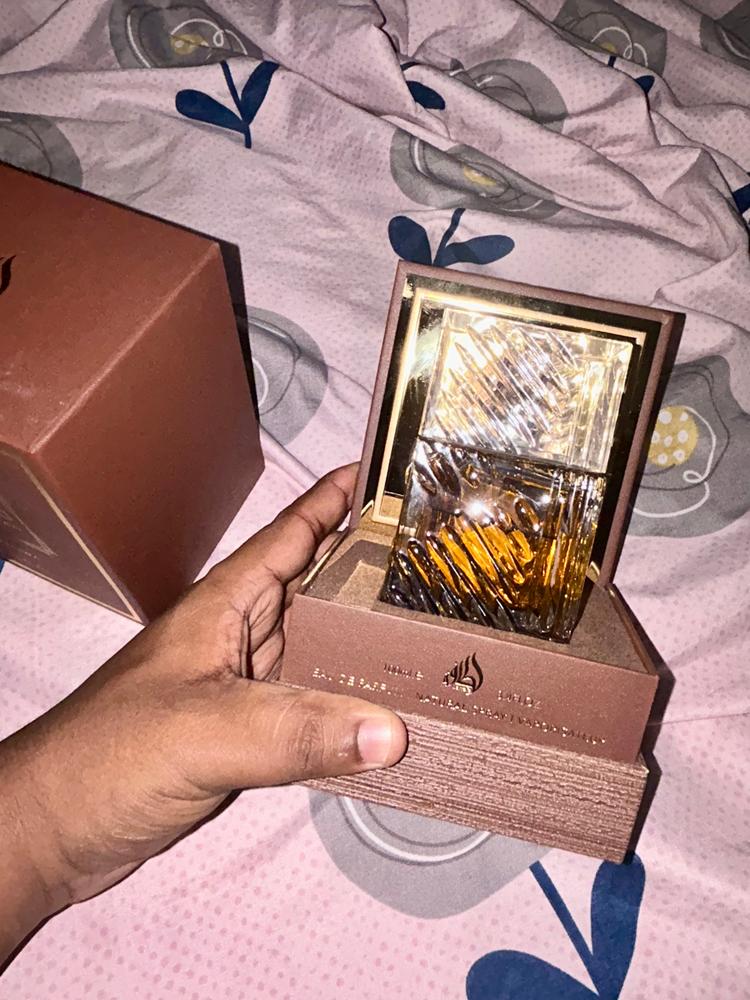 Lattafa Khamrah Qahwa Eau de Parfum - Customer Photo From Pavan Mudhiraj