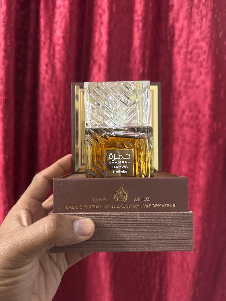 Lattafa Khamrah Qahwa Eau de Parfum - Customer Photo From Nikhil Nair
