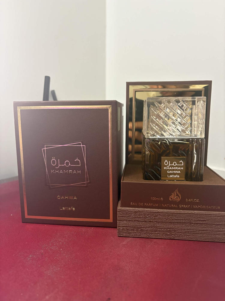 Lattafa Khamrah Qahwa Eau de Parfum - Customer Photo From Sandeep Kari