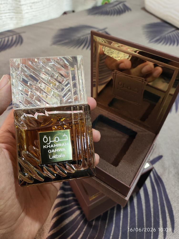 Lattafa Khamrah Qahwa Eau de Parfum - Customer Photo From Uday Pise