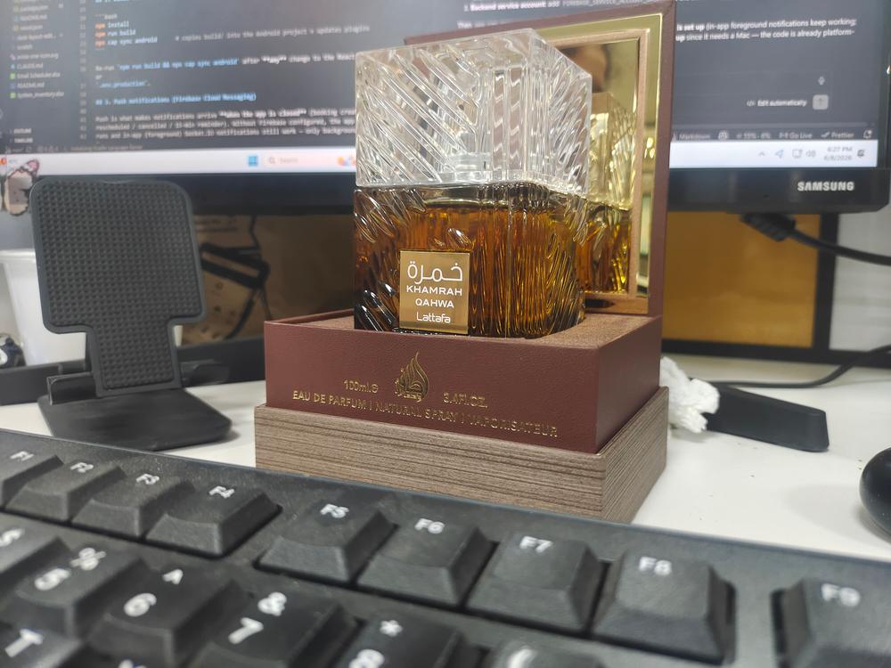 Lattafa Khamrah Qahwa Eau de Parfum - Customer Photo From Darren James 