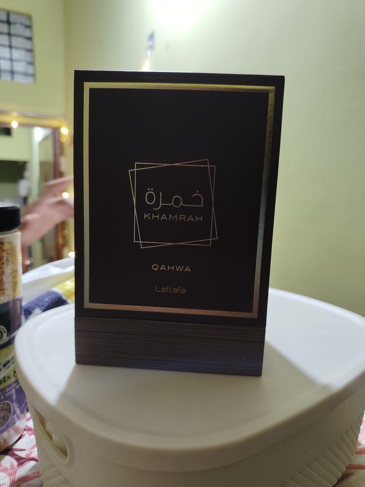 Lattafa Khamrah Qahwa Eau de Parfum - Customer Photo From Kajal Rawte