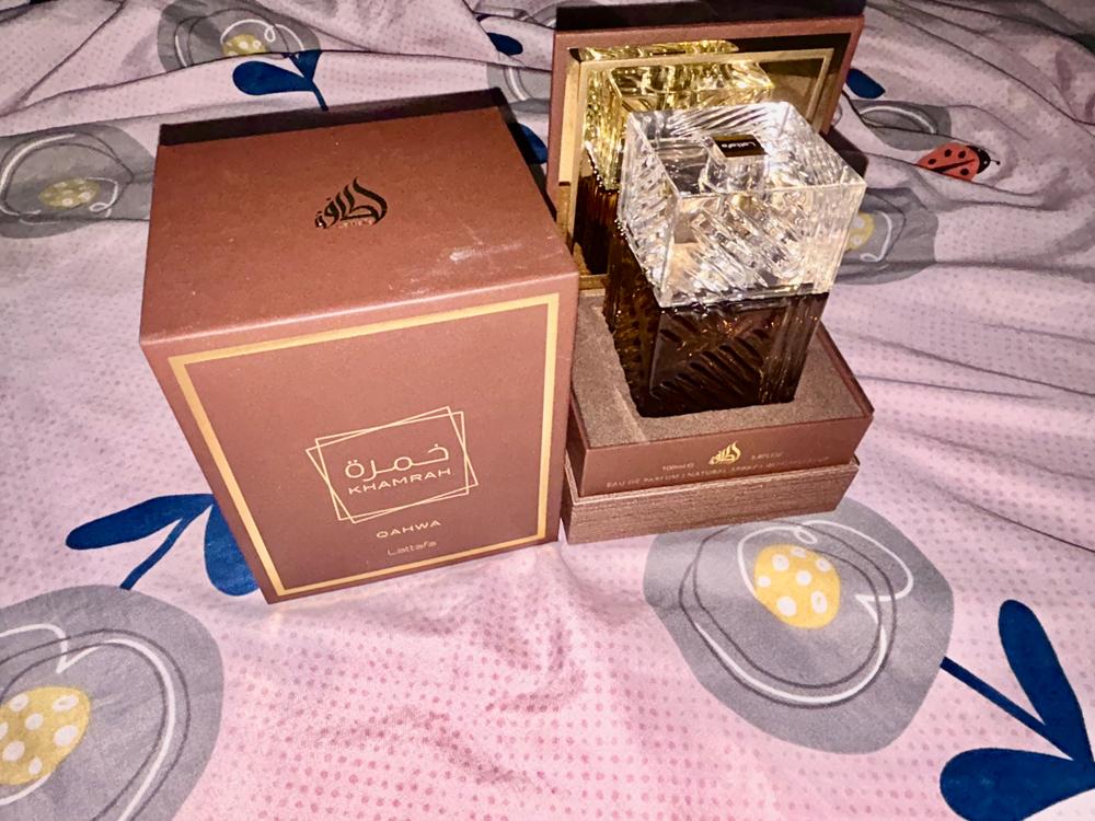 Lattafa Khamrah Qahwa Eau de Parfum - Customer Photo From Pavan Mudhiraj