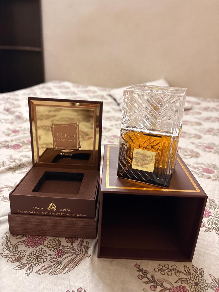 Lattafa Khamrah Qahwa Eau de Parfum - Customer Photo From Jignesh Makwana