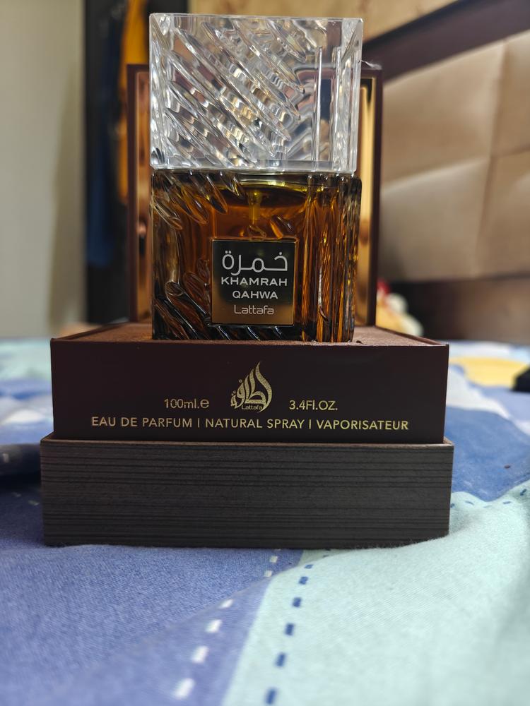 Lattafa Khamrah Qahwa Eau de Parfum - Customer Photo From VARUN TYAGI