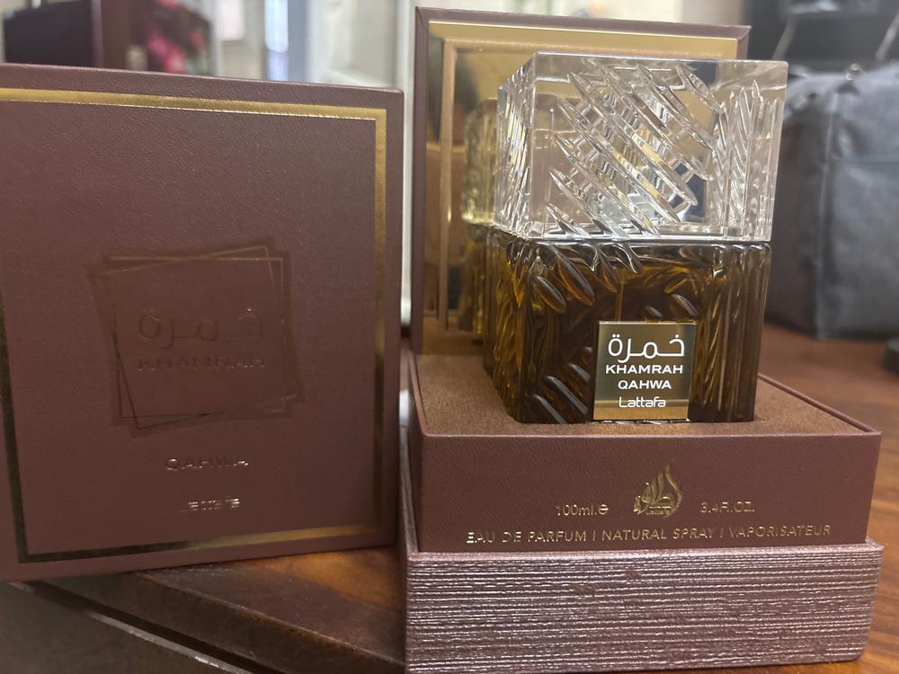Lattafa Khamrah Qahwa Eau de Parfum - Customer Photo From Nupur