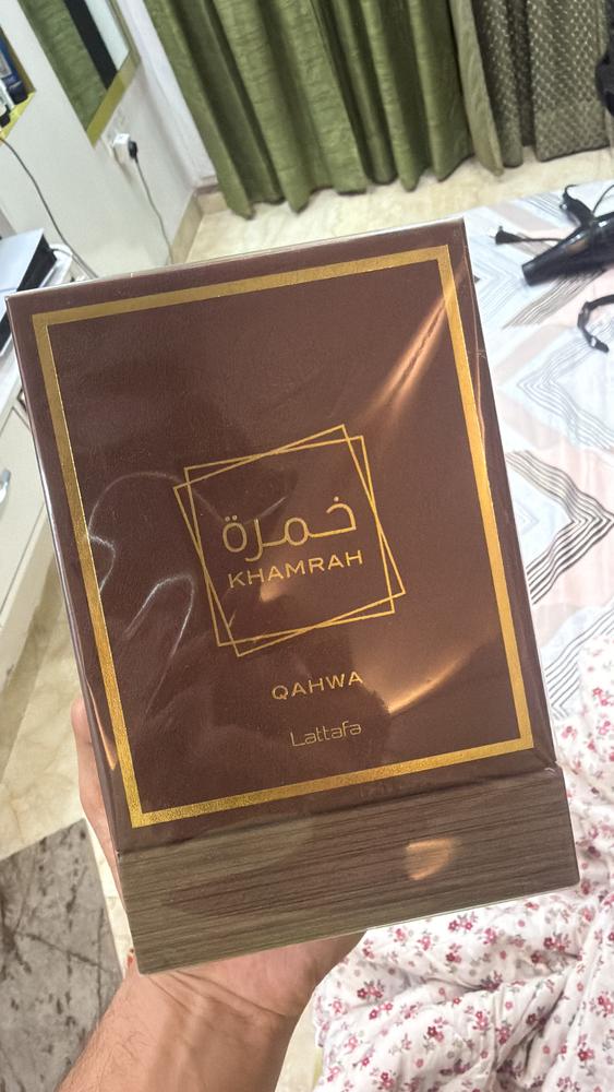 Lattafa Khamrah Qahwa Eau de Parfum - Customer Photo From Piyush Garg