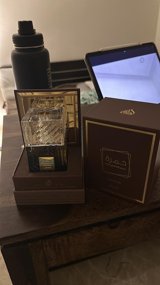 Lattafa Khamrah Qahwa Eau de Parfum - Customer Photo From Ankita 