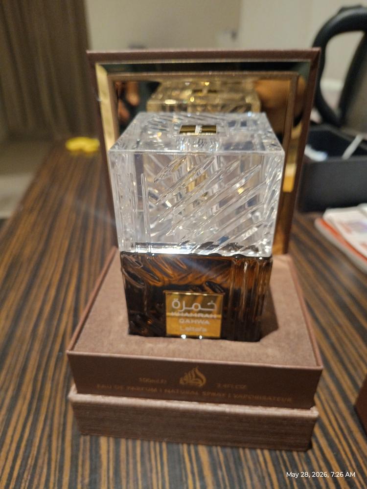 Lattafa Khamrah Qahwa Eau de Parfum - Customer Photo From Baskaran 