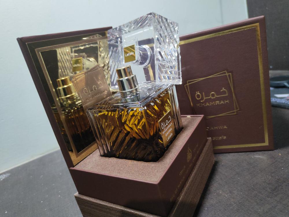 Lattafa Khamrah Qahwa Eau de Parfum - Customer Photo From Sainath Habib