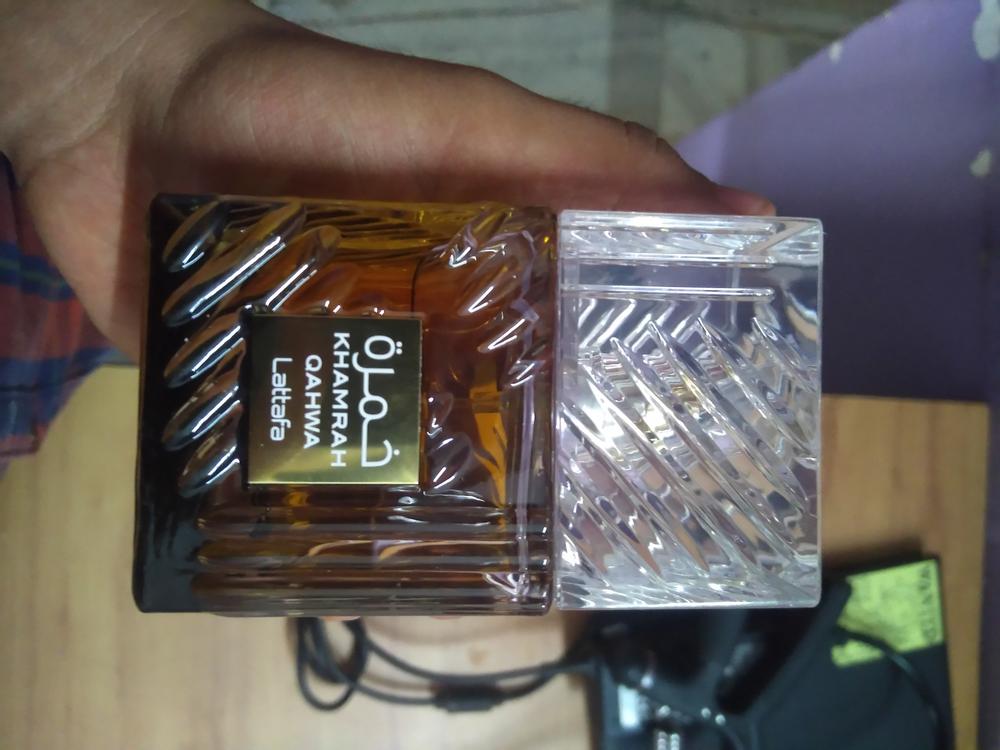Lattafa Khamrah Qahwa Eau de Parfum - Customer Photo From Charan sk
