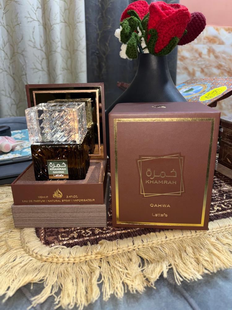 Lattafa Khamrah Qahwa Eau de Parfum - Customer Photo From Mantasha Ansari