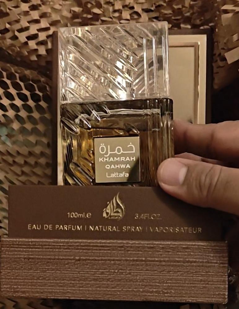 Lattafa Khamrah Qahwa Eau de Parfum - Customer Photo From Srikanta Prasad Bangalore Nagendran