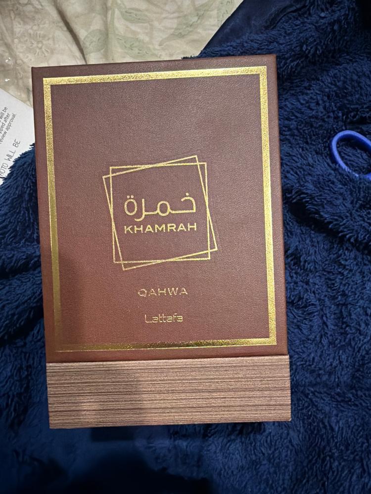 Lattafa Khamrah Qahwa Eau de Parfum - Customer Photo From Sneyhal