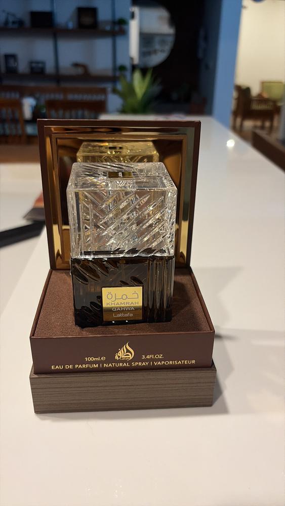 Lattafa Khamrah Qahwa Eau de Parfum - Customer Photo From Daniya Varghese