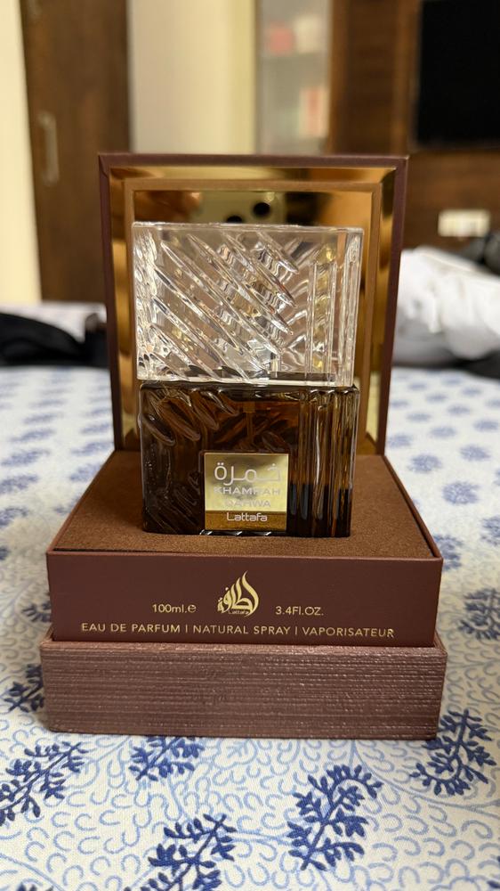 Lattafa Khamrah Qahwa Eau de Parfum - Customer Photo From Amit Malhan