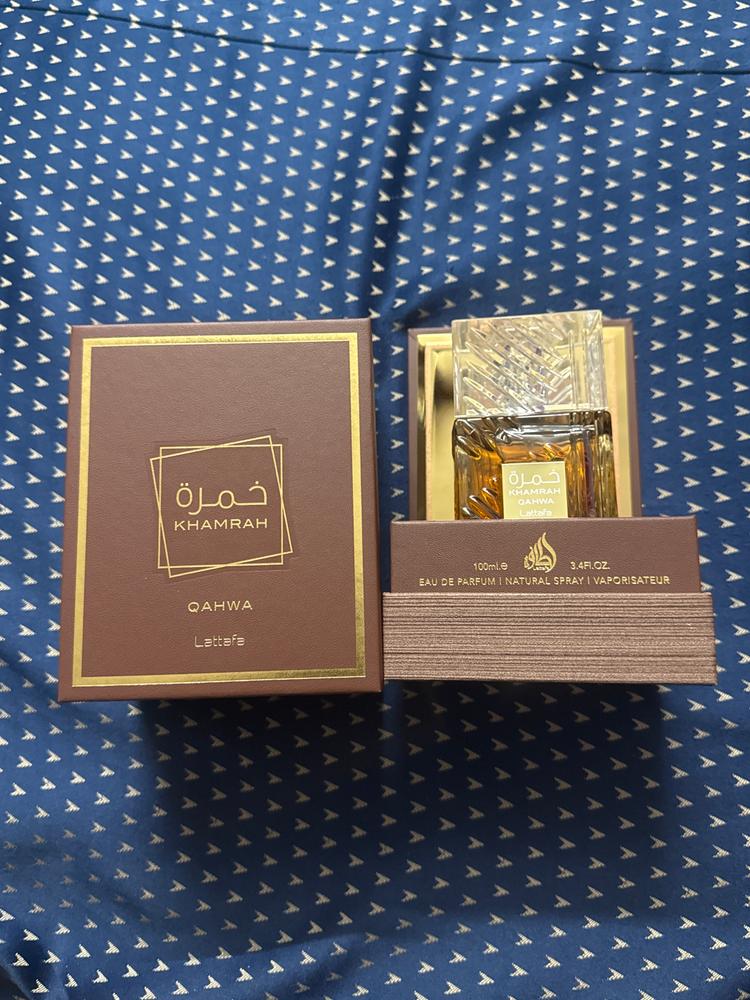 Lattafa Khamrah Qahwa Eau de Parfum - Customer Photo From Nikhil Nair