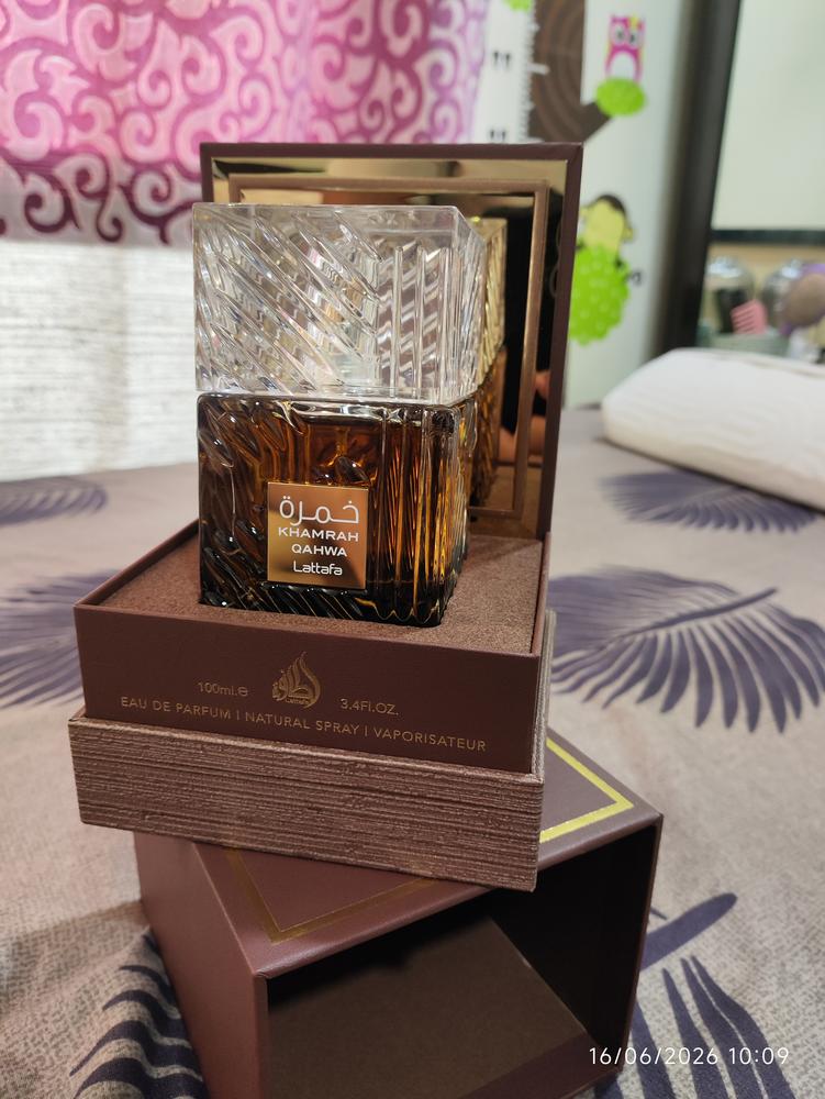 Lattafa Khamrah Qahwa Eau de Parfum - Customer Photo From Uday Pise