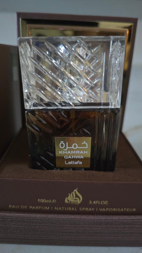 Lattafa Khamrah Qahwa Eau de Parfum - Customer Photo From Aditya Pyla