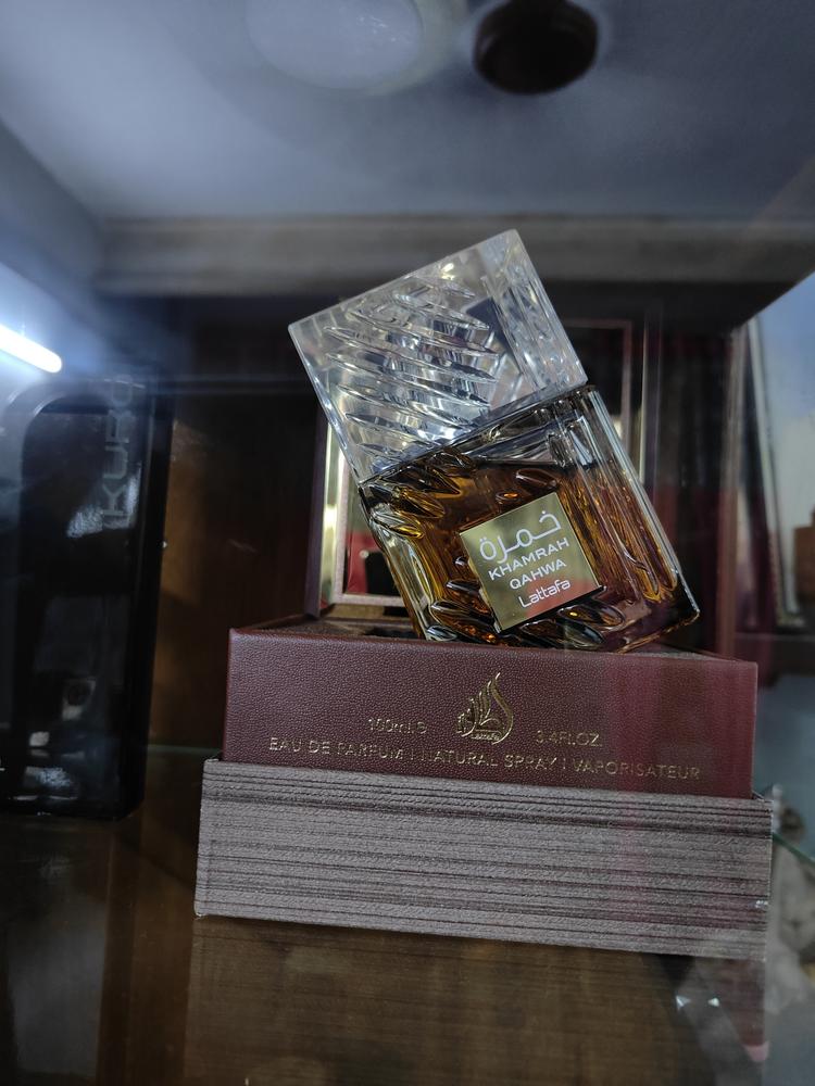 Lattafa Khamrah Qahwa Eau de Parfum - Customer Photo From Ayush