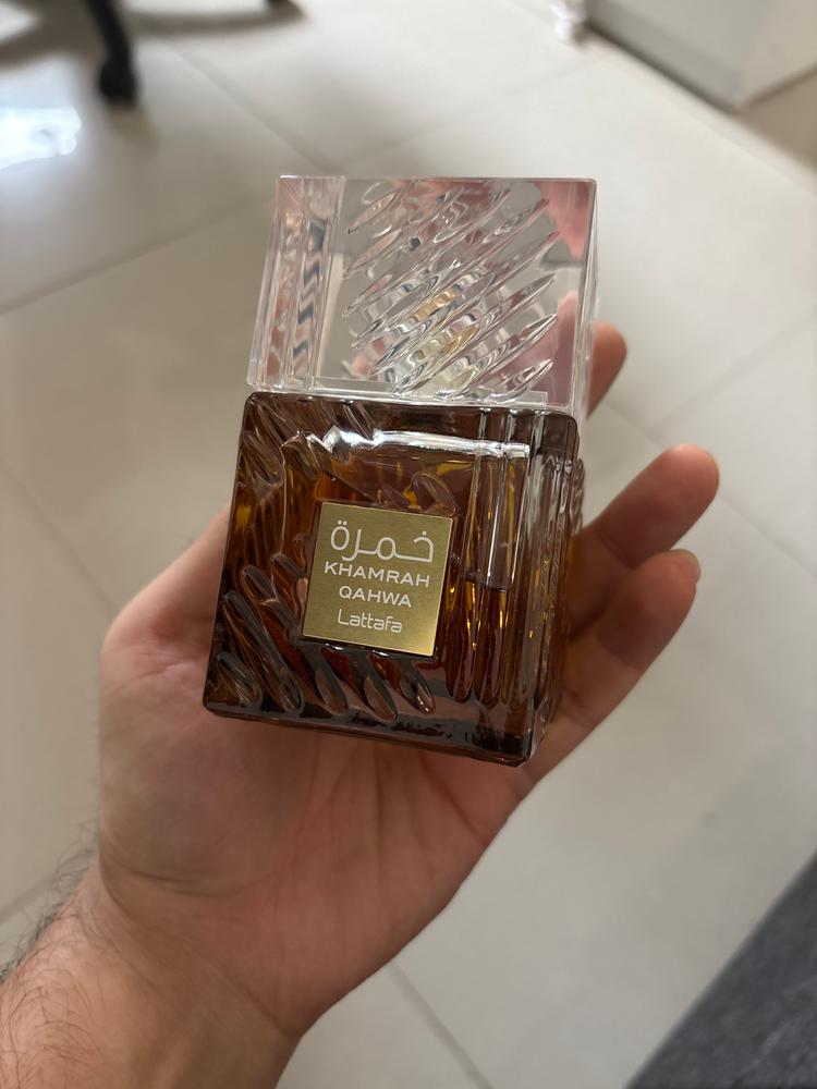 Lattafa Khamrah Qahwa Eau de Parfum - Customer Photo From Ojas Gupta
