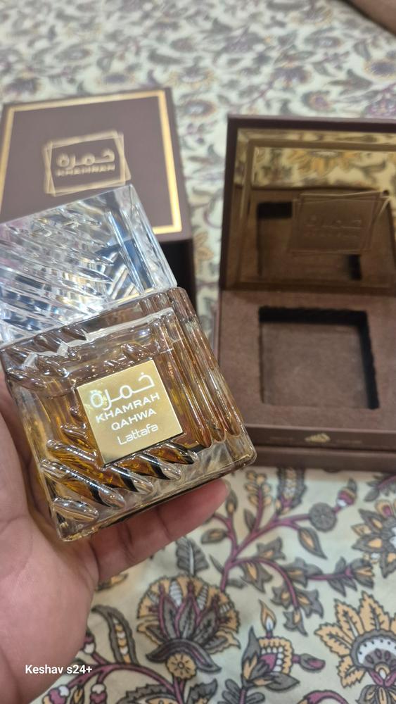 Lattafa Khamrah Qahwa Eau de Parfum - Customer Photo From Raj