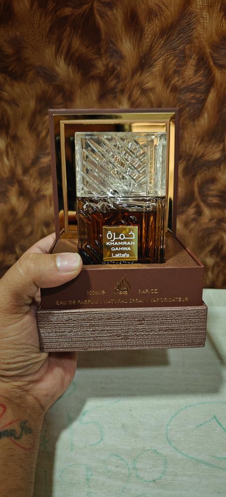 Lattafa Khamrah Qahwa Eau de Parfum - Customer Photo From Jeetendra Borade