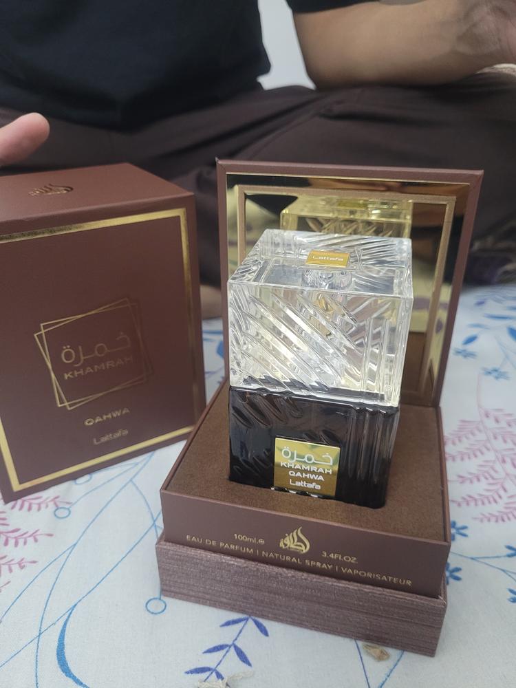 Lattafa Khamrah Qahwa Eau de Parfum - Customer Photo From Ashutosh Vyas