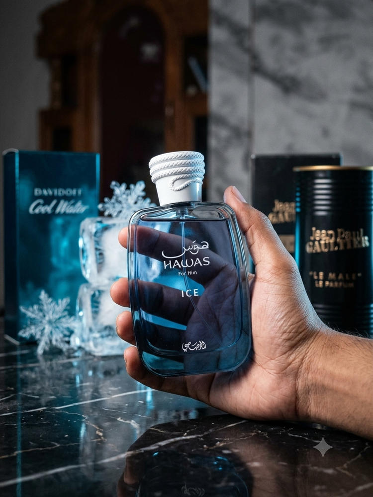Rasasi Hawas Ice Eau de Parfum for Men - Customer Photo From Abhilash