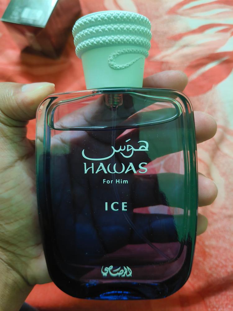 Rasasi Hawas Ice Eau de Parfum for Men - Customer Photo From Md Ausaaf Hussain