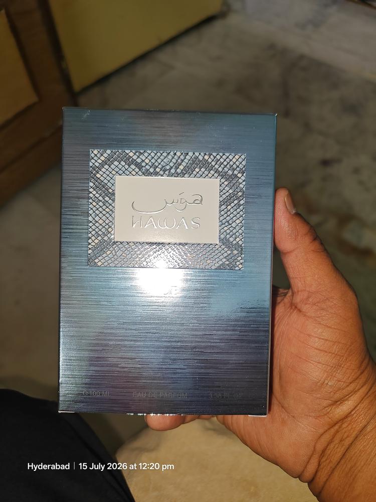 Rasasi Hawas Ice Eau de Parfum for Men - Customer Photo From Syed Basheeruddin 