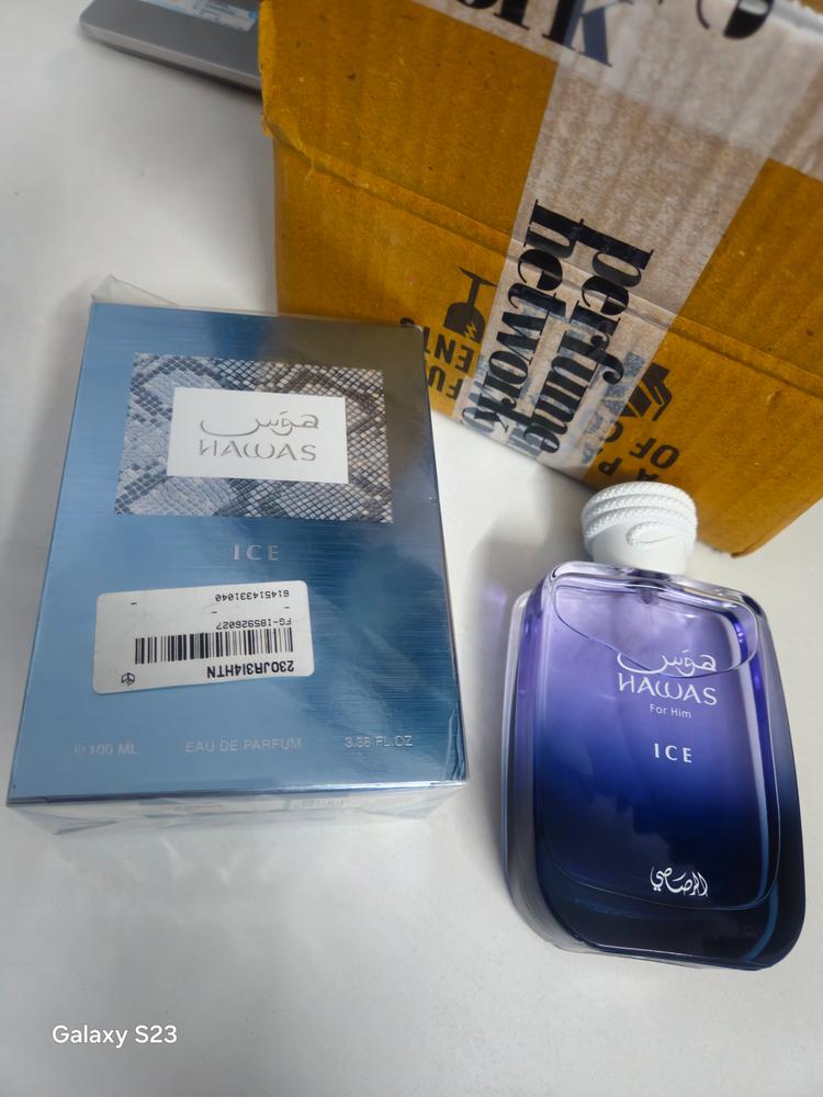 Rasasi Hawas Ice Eau de Parfum for Men - Customer Photo From Suhail