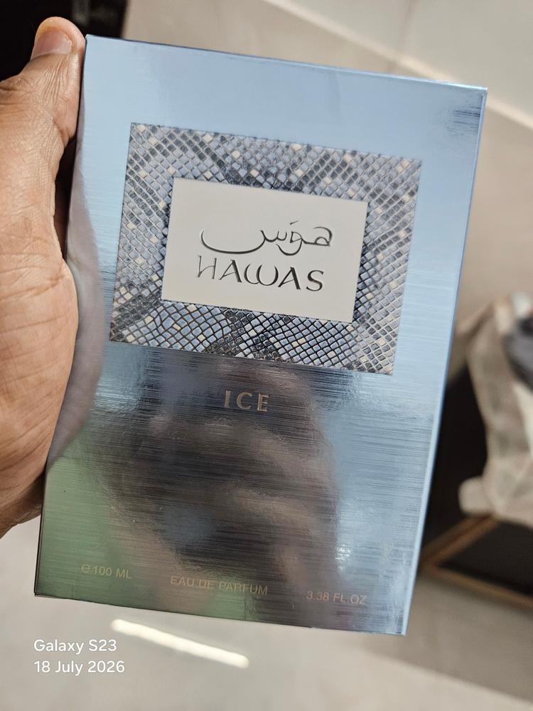 Rasasi Hawas Ice Eau de Parfum for Men - Customer Photo From Pratyush Shrivastava