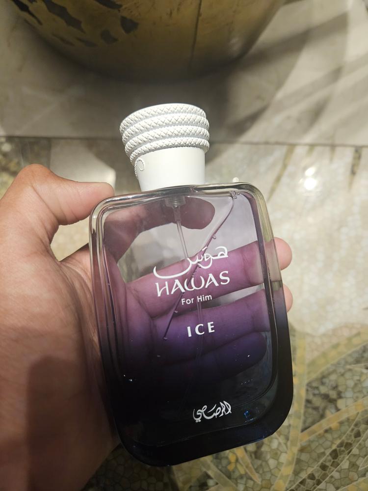 Rasasi Hawas Ice Eau de Parfum for Men - Customer Photo From Mohd Affan