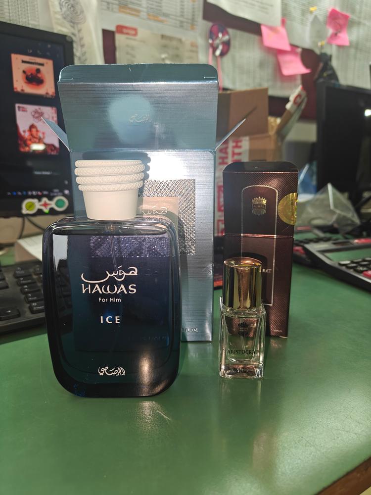 Rasasi Hawas Ice Eau de Parfum for Men - Customer Photo From Zaiiddd