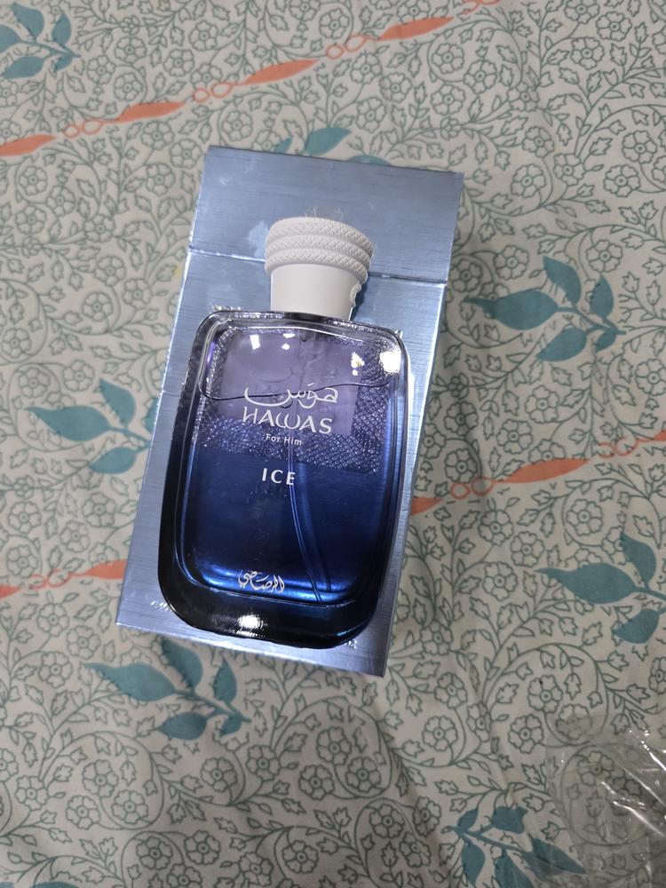 Rasasi Hawas Ice Eau de Parfum for Men - Customer Photo From Chhayank Datta