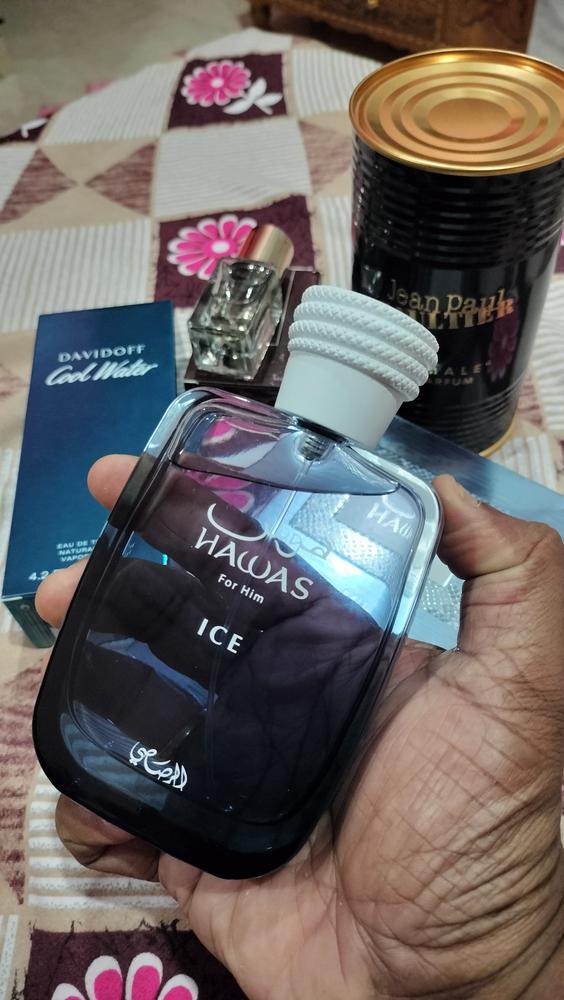 Rasasi Hawas Ice Eau de Parfum for Men - Customer Photo From Abhilash