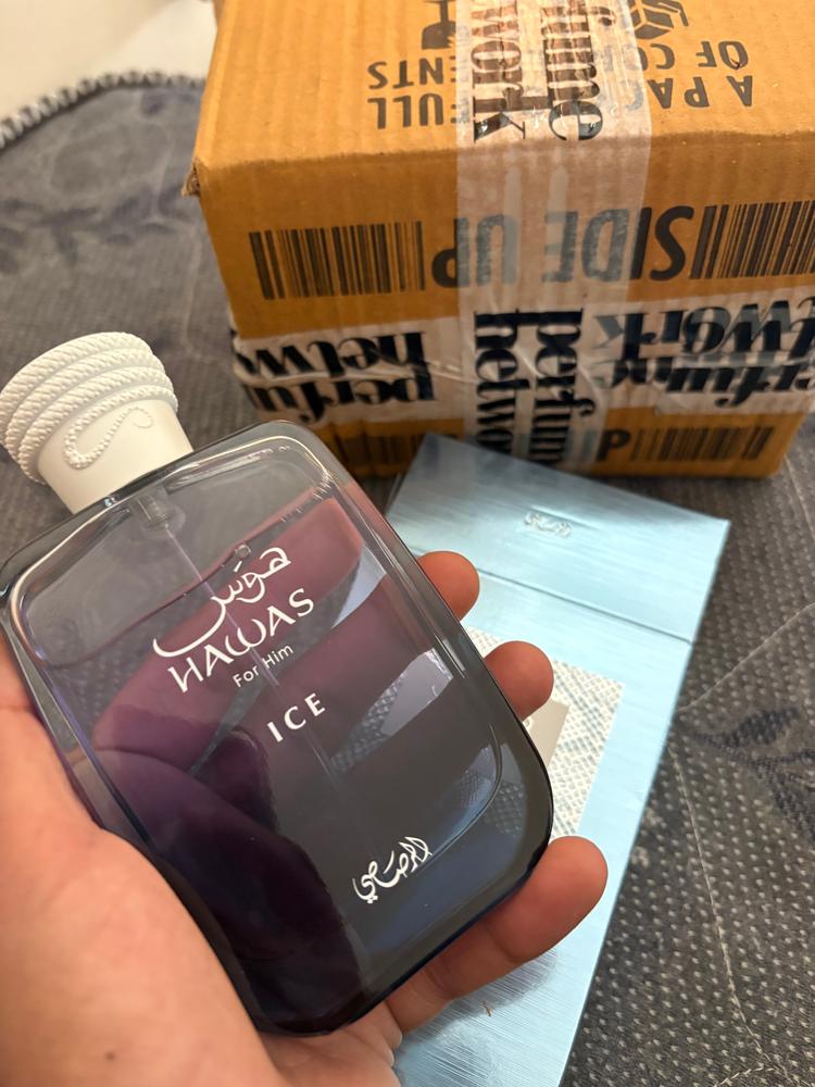 Rasasi Hawas Ice Eau de Parfum for Men - Customer Photo From Shahid Afridi