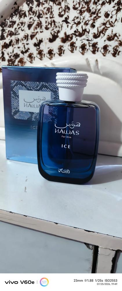 Rasasi Hawas Ice Eau de Parfum for Men - Customer Photo From Sayyed Nazim 