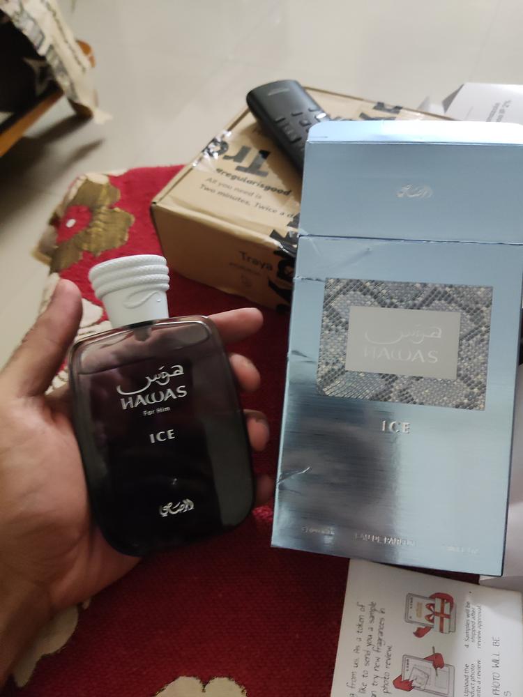 Rasasi Hawas Ice Eau de Parfum for Men - Customer Photo From Abhishek Choudhary